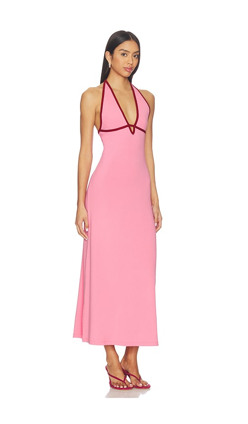  Lspace Shea Maxi Dress In Pink. Size S. Also In M, L, Xl. 