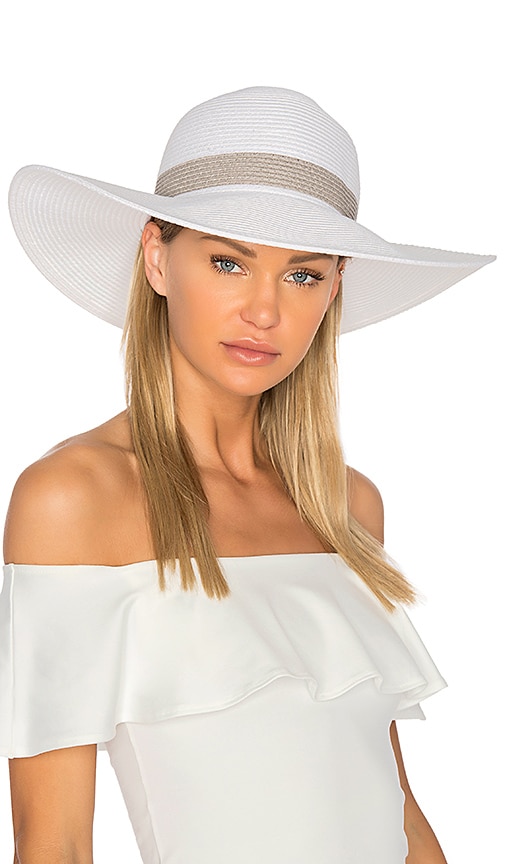 beach hat white