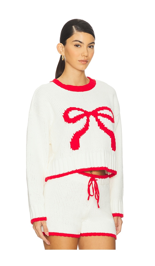 L*space Take A Bow Pullover In White