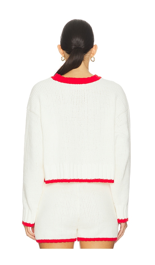  Lspace Take A Bow Pullover In White. Size S. Also In Xs, M. 