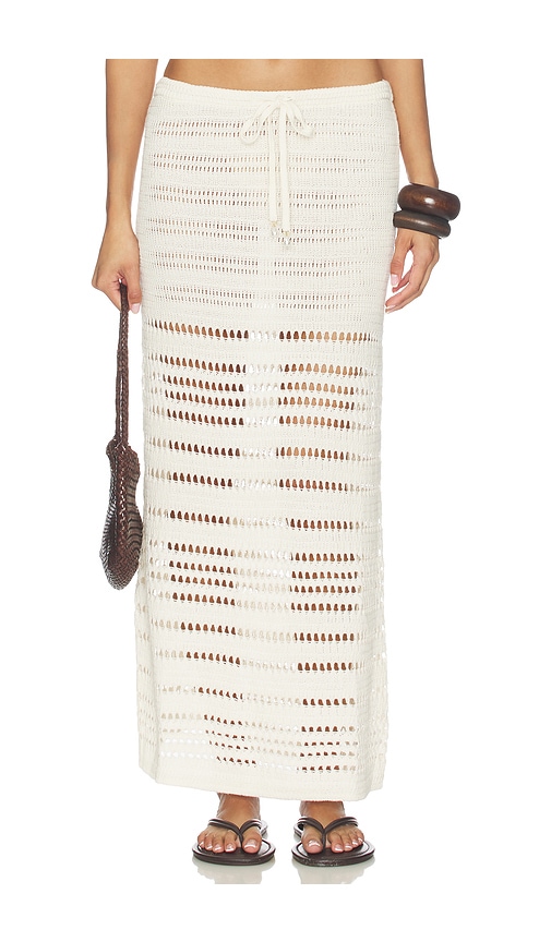 LSPACE JUPE MIDI TULA en Cream Taille S Also en XS M L XL 168 €