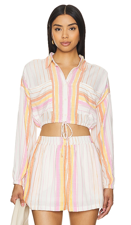 Shop L*space St Lucia Top In Vaca Stripe