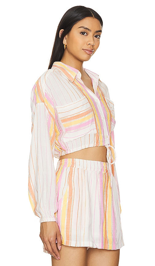 Shop L*space St Lucia Top In Vaca Stripe