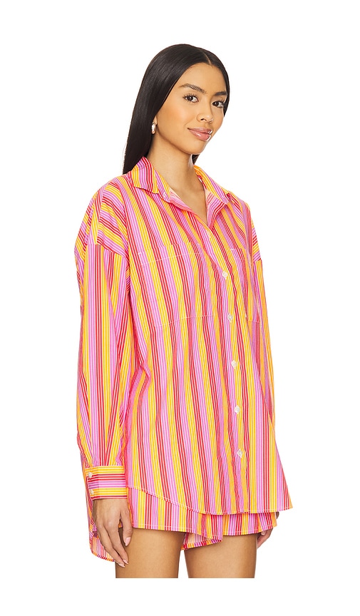  Lspace Santa Cruz Tunic In Red,yellow. Size Xs. Also In M, L. 
