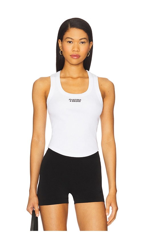 Ash Tank Top in White. - size XS (also in L, M, S, XL)