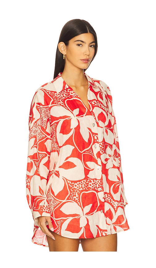  Lspace Rio Tunic Shirt In Red. Size Xs/s. Also In M/l. 