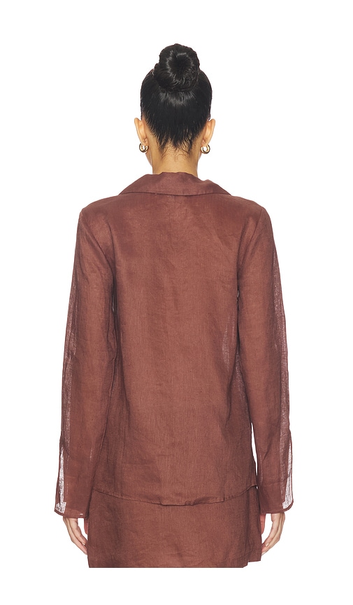  Lspace Bluse Venice In Brown. Größe S. Also In Xs, M, L, Xl. 
