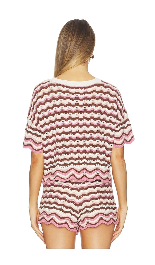  Lspace Oberteil Sunchaser In Brown, Pink. Größe S. Also In M, L, Xl. 