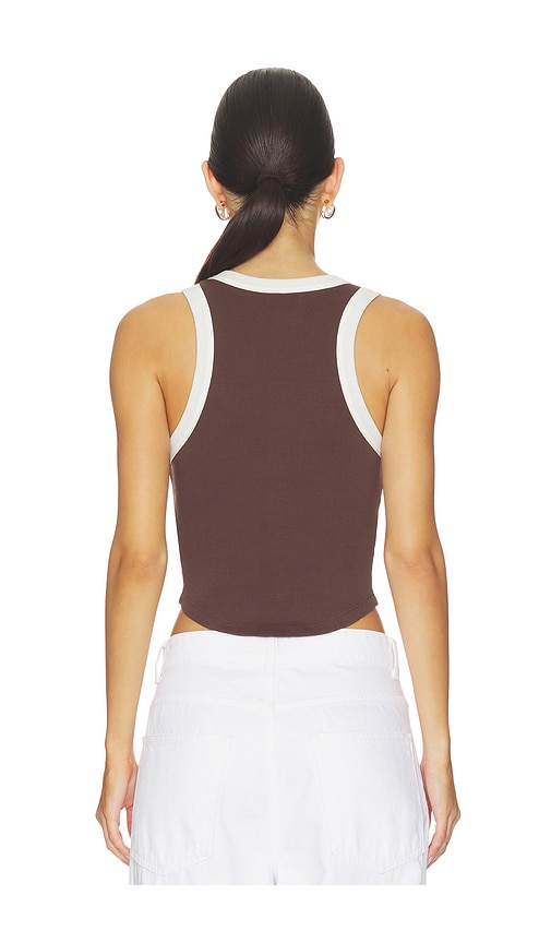  Lspace Top Ash In Brown,white. Größe S. Also In Xs, M, L, Xl. 