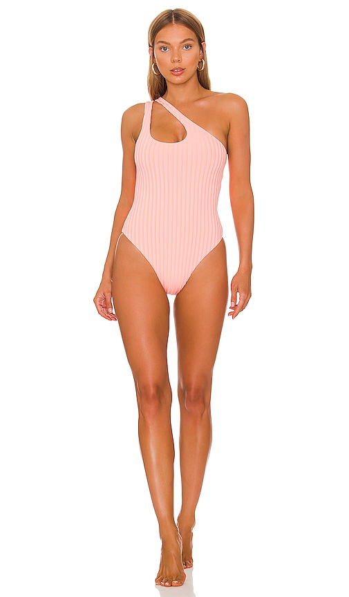 L*SPACE Phoebe One Piece in Crystal Pink & Lemon Drop | REVOLVE