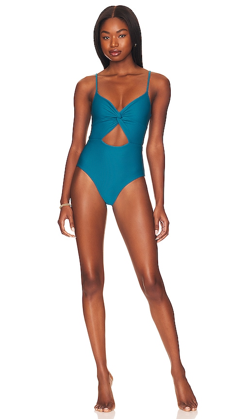 L*space Kyslee Twisted Cutout One-piece Swimsuit In Mediterran