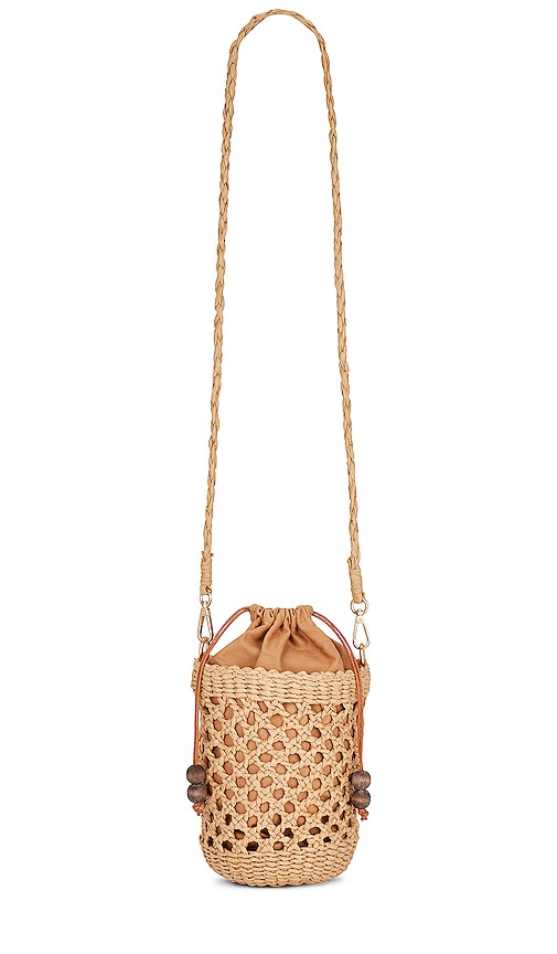 Riley Straw Tassel Backpack