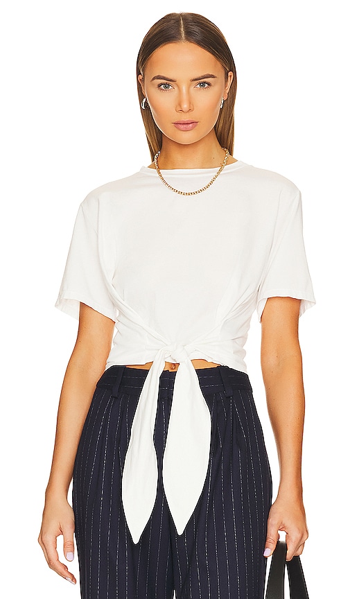 Le Superbe Tied Up Tee In White