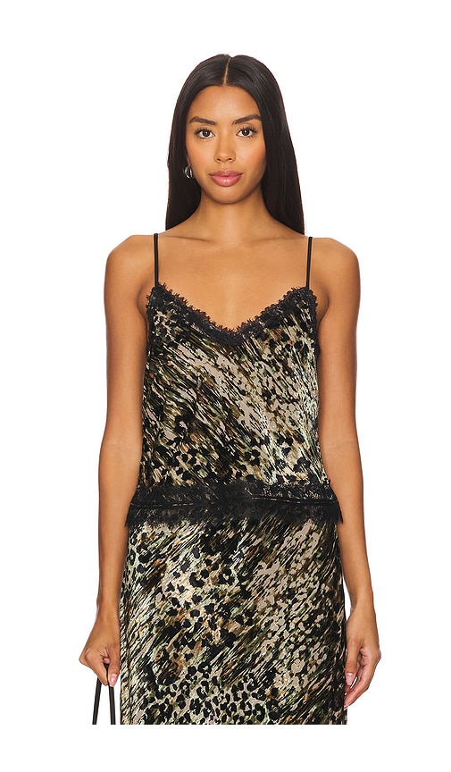 Shop Le Superbe Velvet Underground Cami In Velvet Leopard