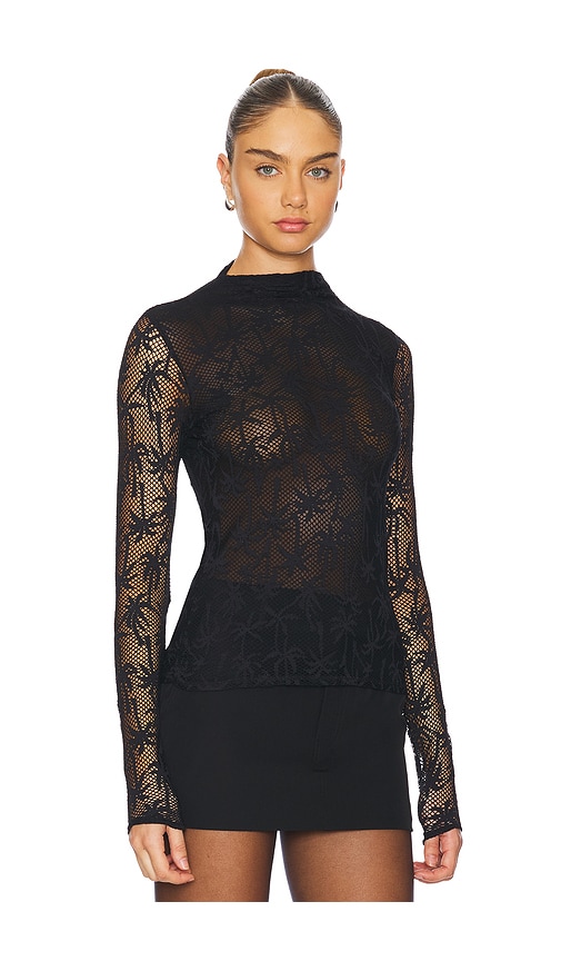 Shop Le Superbe Palm Beach Palm Top In Black