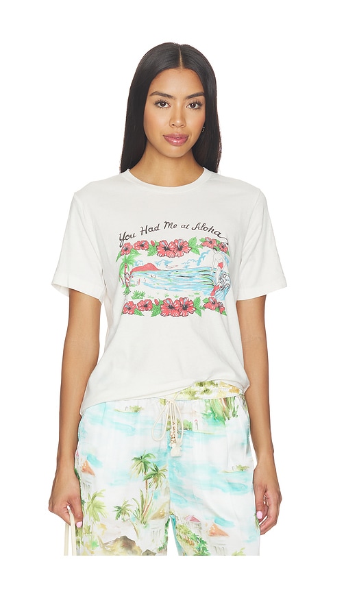 Le Superbe You Had Me At Aloha Tee in White. - size M (also in S, XS)
