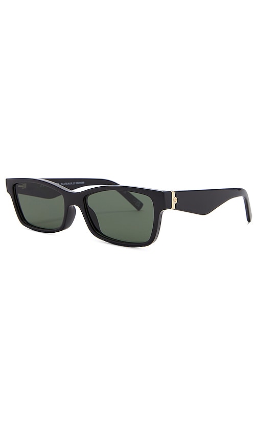Shop Le Specs Plateaux Sunglasses In Black