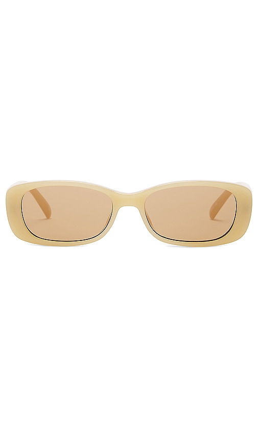 Shop Le Specs Unreal Sunglasses In Tan