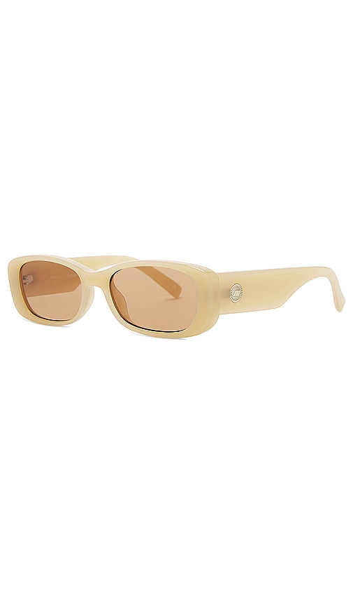 Shop Le Specs Unreal Sunglasses In Tan