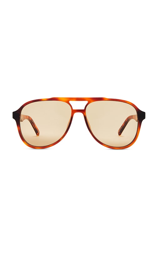 Shop Le Specs Tragic Magic Sunglasses In Brown