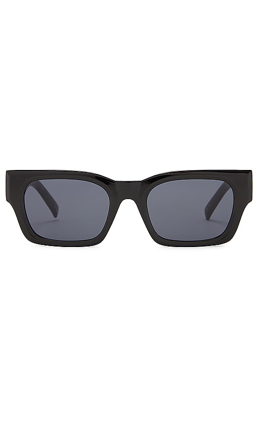 Shop Le Specs Shmood Sunglasses In Black