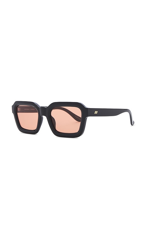  Le Specs Impossible Sunglasses In Black. 