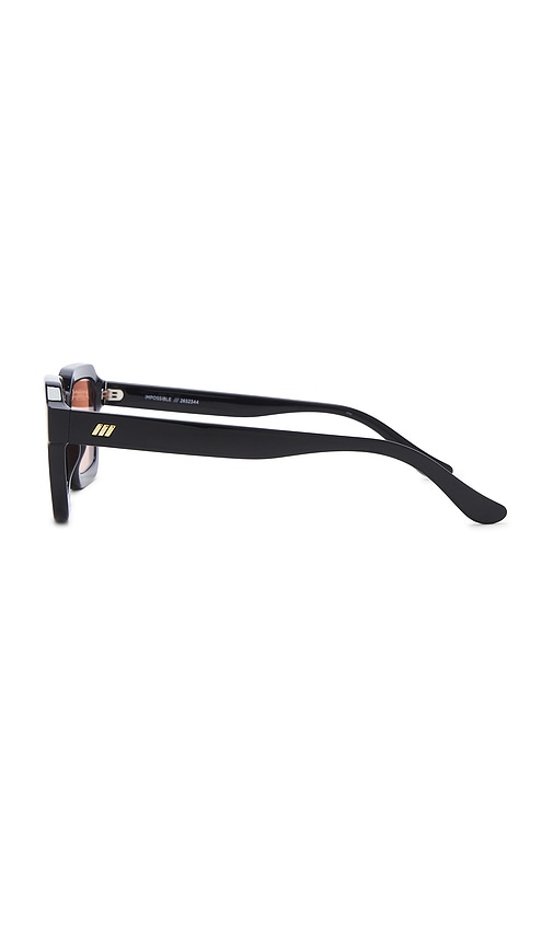 Le Specs Impossible Sunglasses In Black. 
