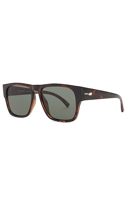 Shop Le Specs Transmission Sunglasses In Brown