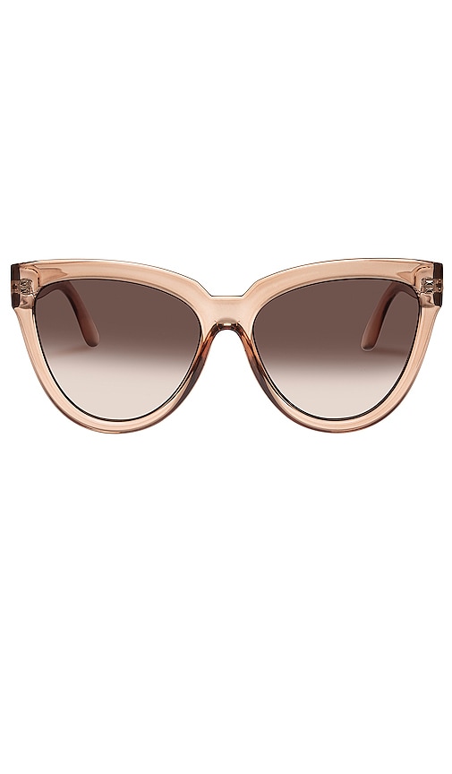 Le Specs Liar Liar Sunglasses In Nougat Revolve