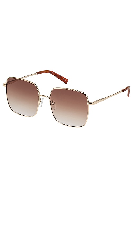 Shop Le Specs The Cherished In Metallic Gold