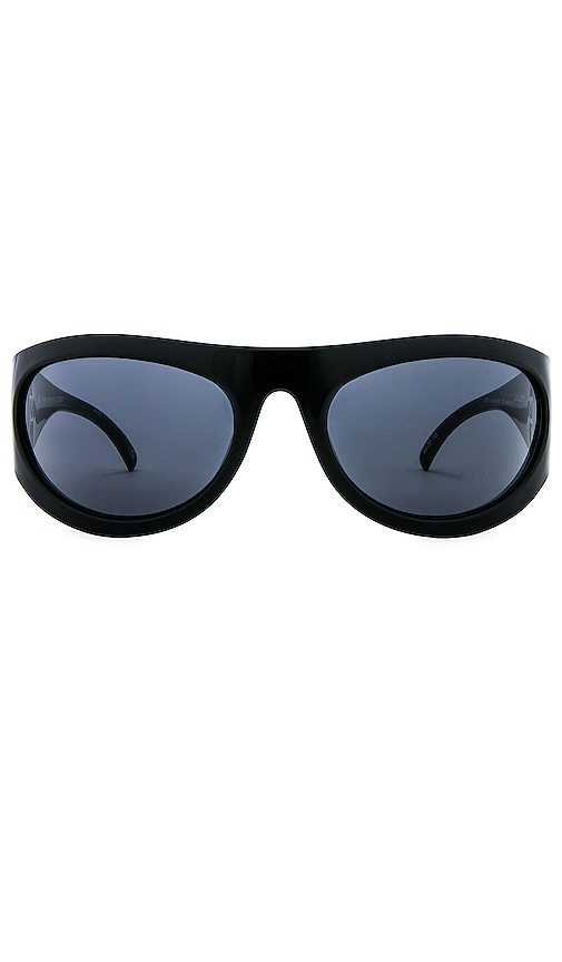 Le Specs Trash Trix Sunglasses in Black.