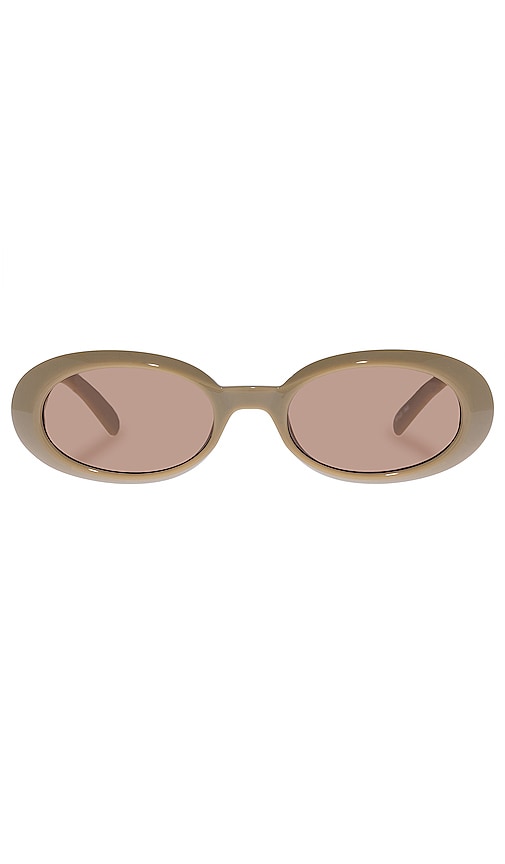 Le Specs Work It! In Biscotti & Light Brown Mono