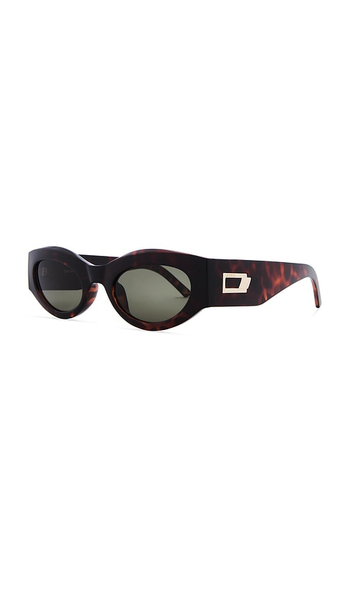 Shop Le Specs Body Bumpin Ii Sunglasses In Tort Khaki Mono