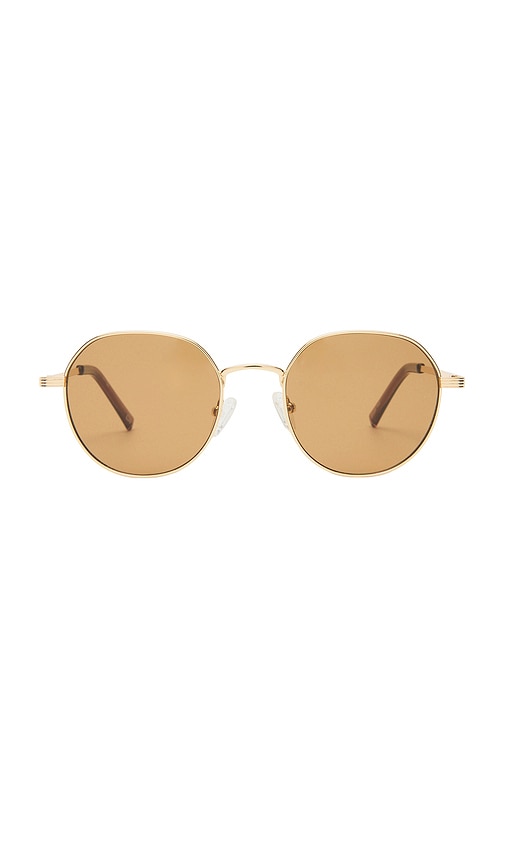 Syle Specs サングラス ブラウン/ゴールド Le Specs サングラス - Gold & Light Brown Mono | REVOLVE