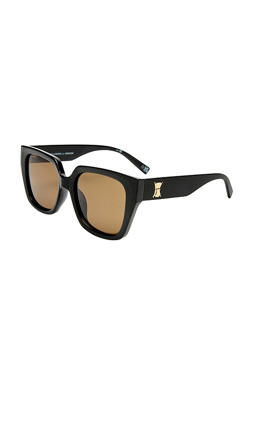 Le Specs The Illusion Sunglasses In Black