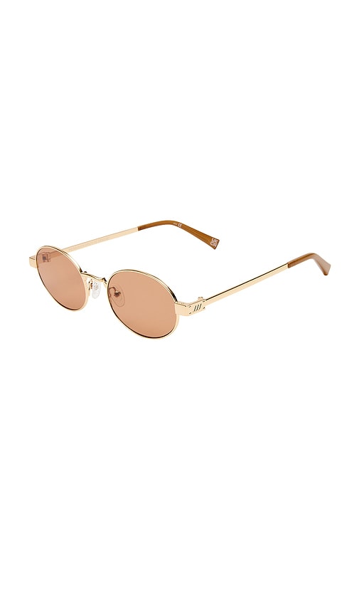 Le Specs Poseidon Deux Sunglasses In Gold