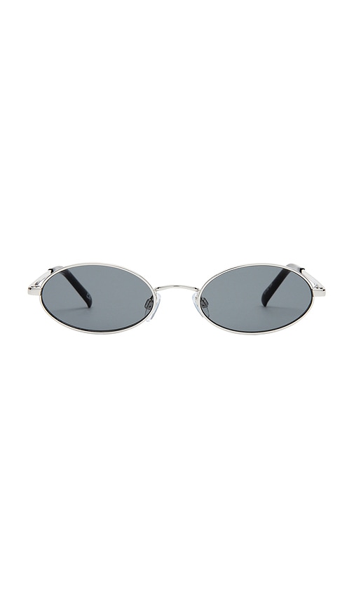 Love Train Sunglasses in Metallic Silver.