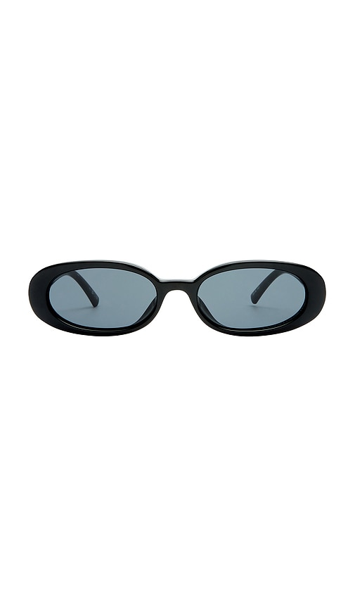 Le Specs Outta Love Sunglasses In Black & Smoke Gradient