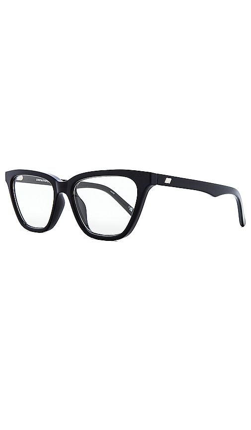 Shop Le Specs Unfaithful Sunglasses In Black & Silver