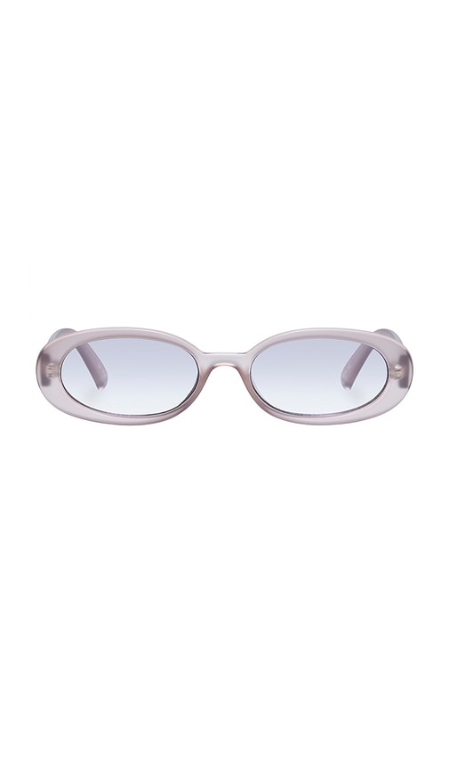 Shop Le Specs Outta Love Sunglasses In Taupe