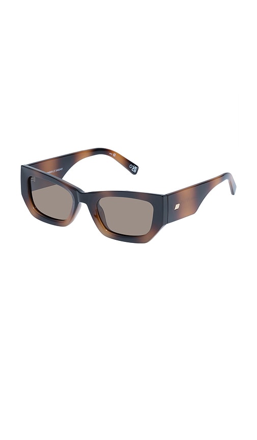 Shop Le Specs Beachcomber Sunglasses In Brown