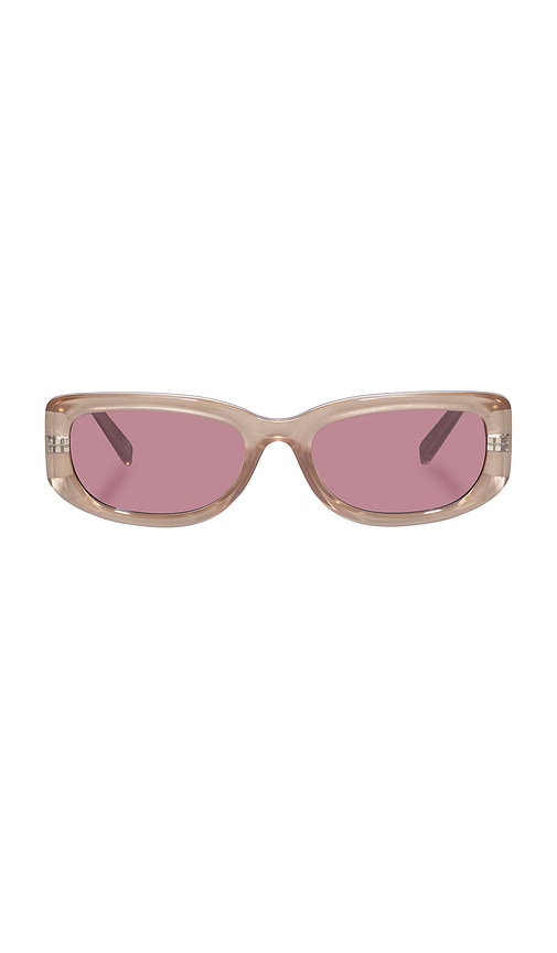 Shop Le Specs Monopoly Sunglasses In Pearl Champagne