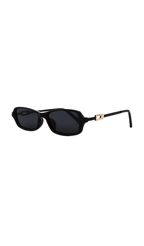 Shop Le Specs Bamboozler Sunglasses In Black