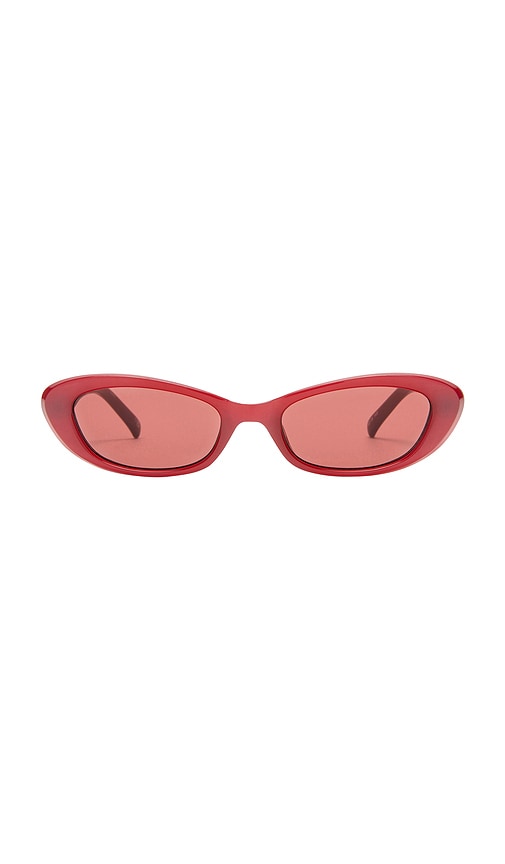 The Whisperer Sunglasses in Red - Le Specs - Modalova