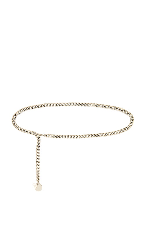Lovestrength Everywhere Chain Belt In Metallic