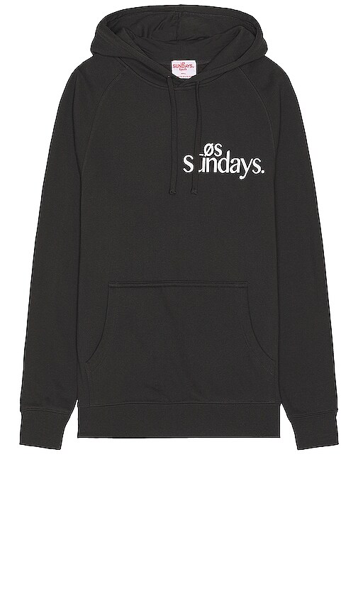 Shop Los Sundays The Good Hoodie In Charcoal