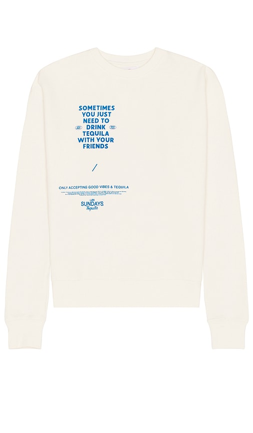 Los Sundays The Sometimes Crewneck In White