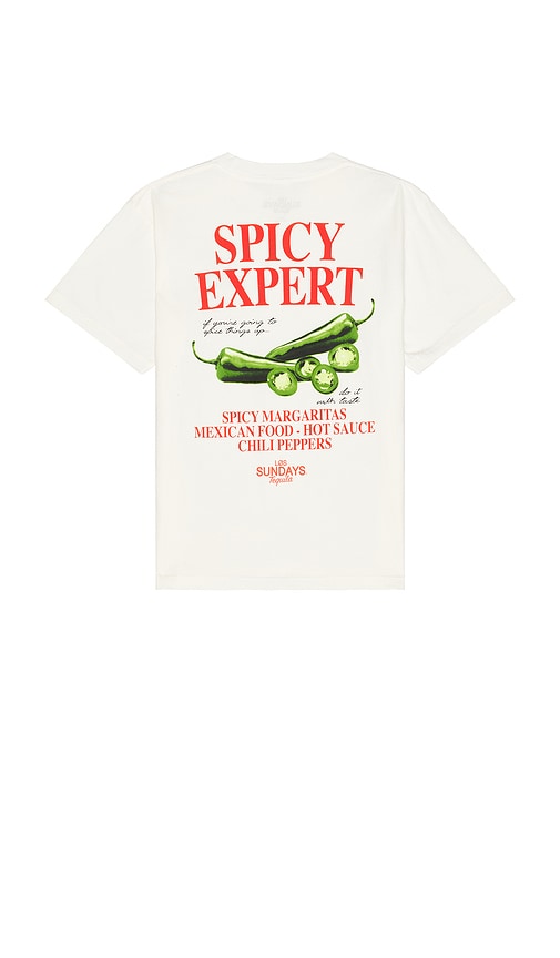 The Spicy Tee in Beige. - size S (also in L, M, XL/1X)