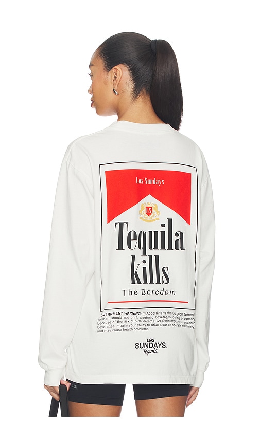 Los Sundays The Kills 2.0 Tee in White. - size L (also in M, S)