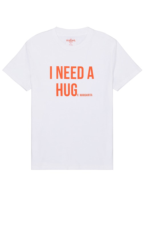 Los Sundays The Hug Tee In White